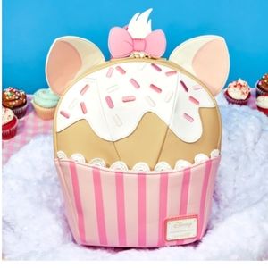 Loungefly Disney Marie Sprinkle Cupcake Cosplay Mini Backpack
